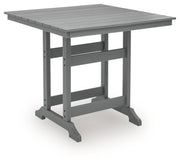 Ross Cove Square Counter Table with Umbrella Option