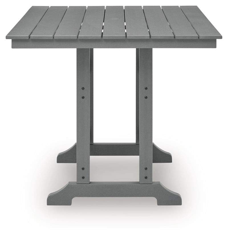 Mesa de mostrador cuadrada Ross Cove con opción de sombrilla
