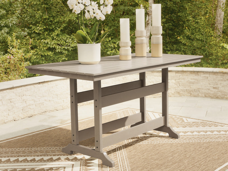 Sandy Dune RECT COUNTER TABLE with Umbrella Option