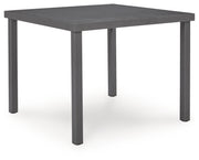 Point Bonita Square Dining Table with Umbrella Option