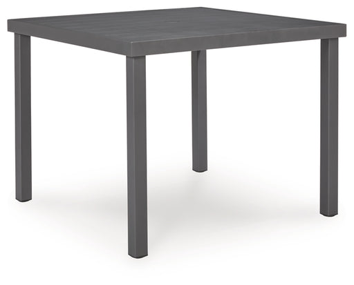 Point Bonita Square Dining Table with Umbrella Option
