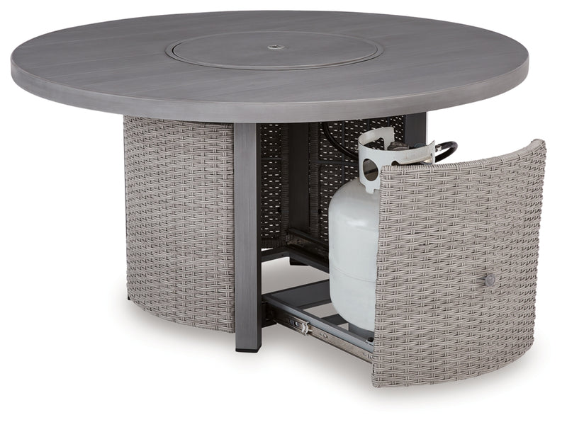 Dillon Beach Round Fire Pit Table