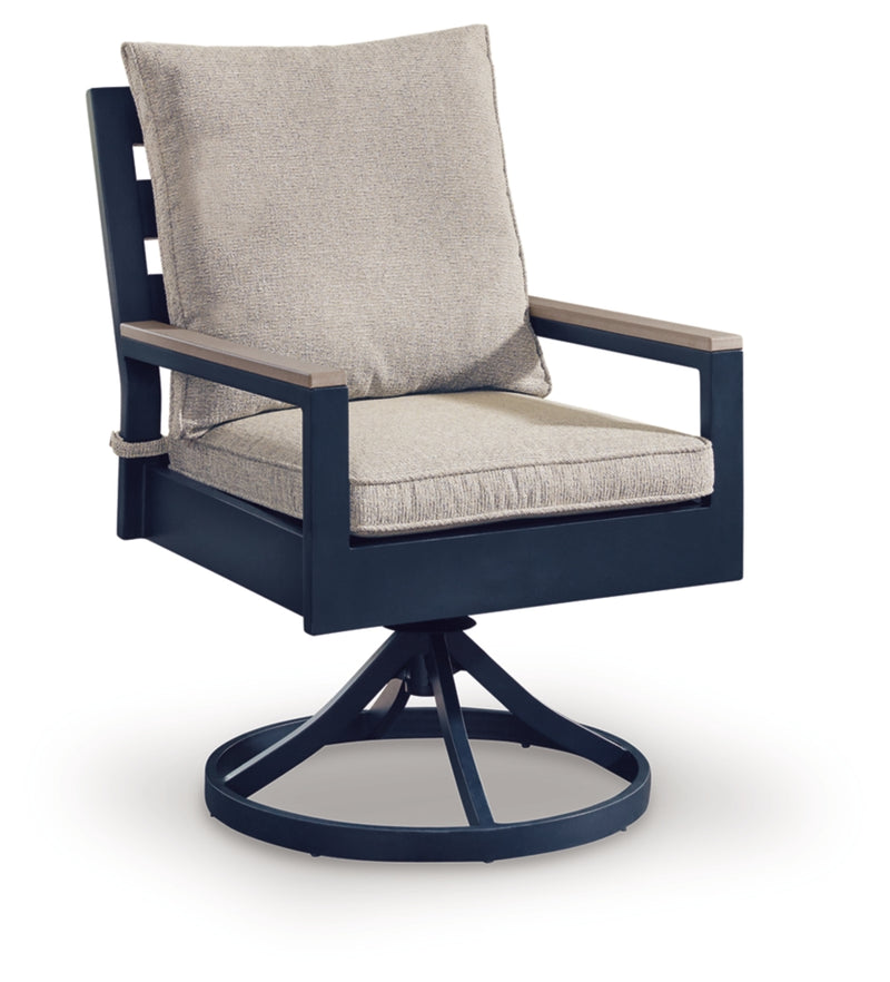 Sillón giratorio Mabry Shores con cojín