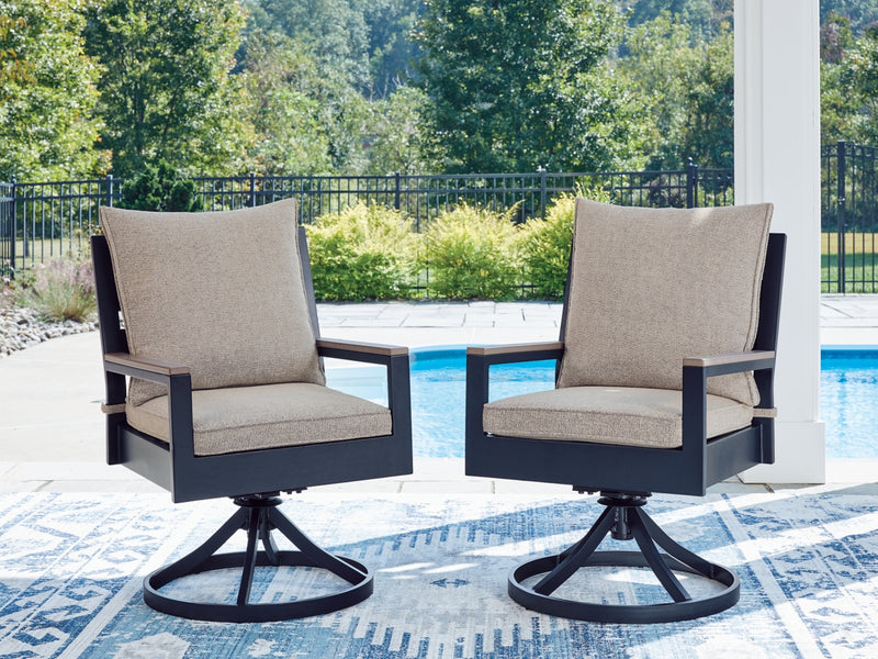 Sillón giratorio Mabry Shores con cojín