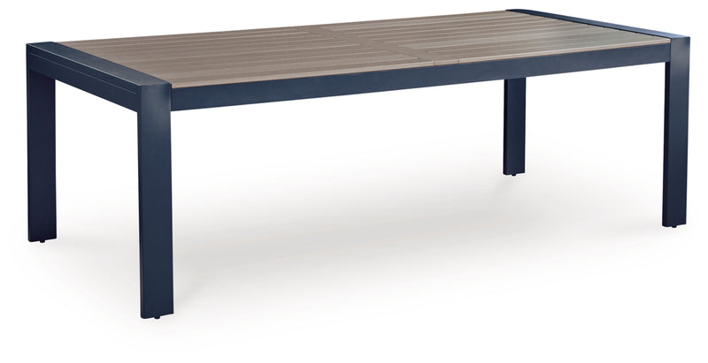 Mabry Shores RECT Dining Table with Umbrella Option