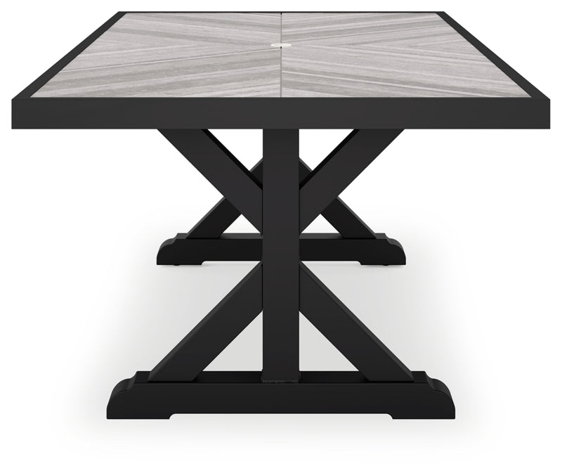 Mesa de comedor Beachcroft RECT con opción de sombrilla