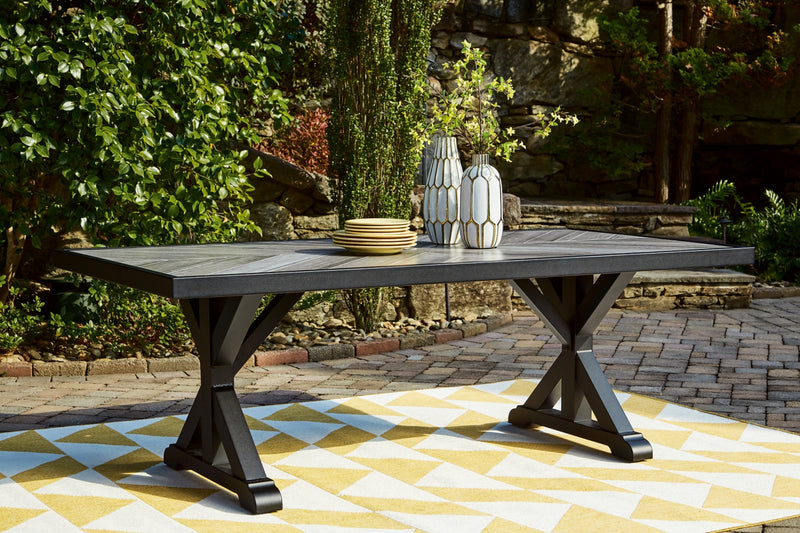 Mesa de comedor Beachcroft RECT con opción de sombrilla