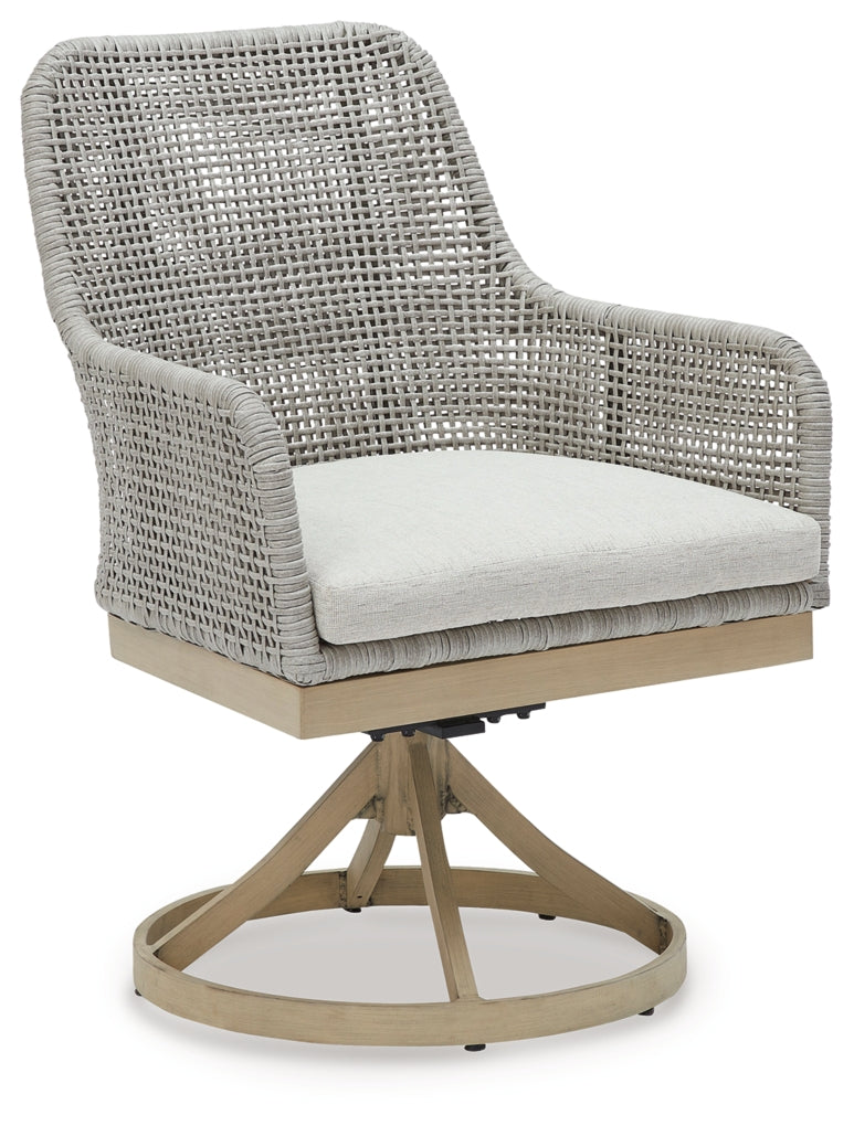Sillón giratorio Seton Creek con cojín