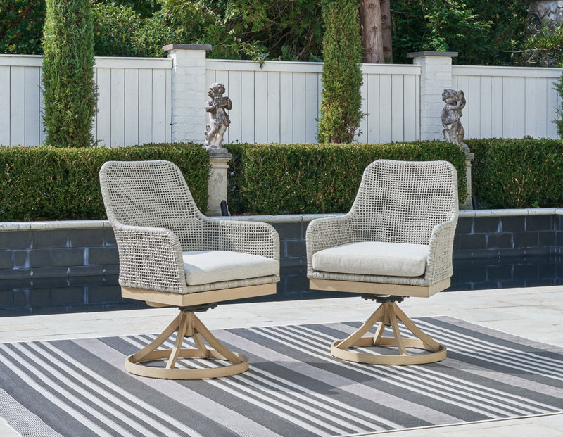 Sillón giratorio Seton Creek con cojín