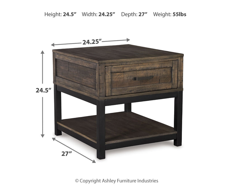 Mesa auxiliar rectangular Johurst
