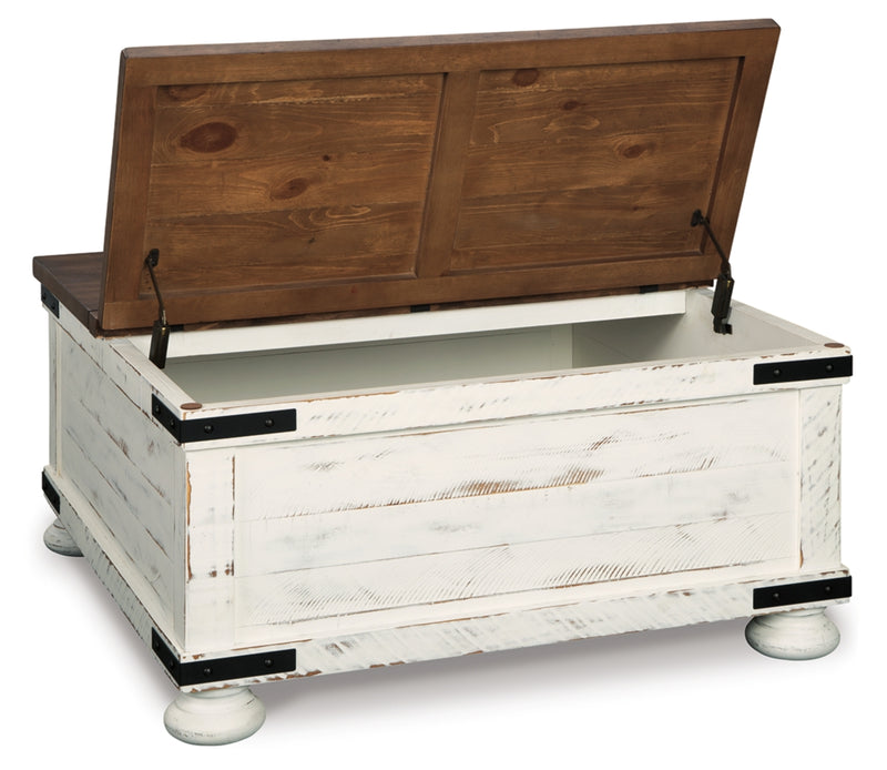 Mesa de centro Wystfield con almacenamiento
