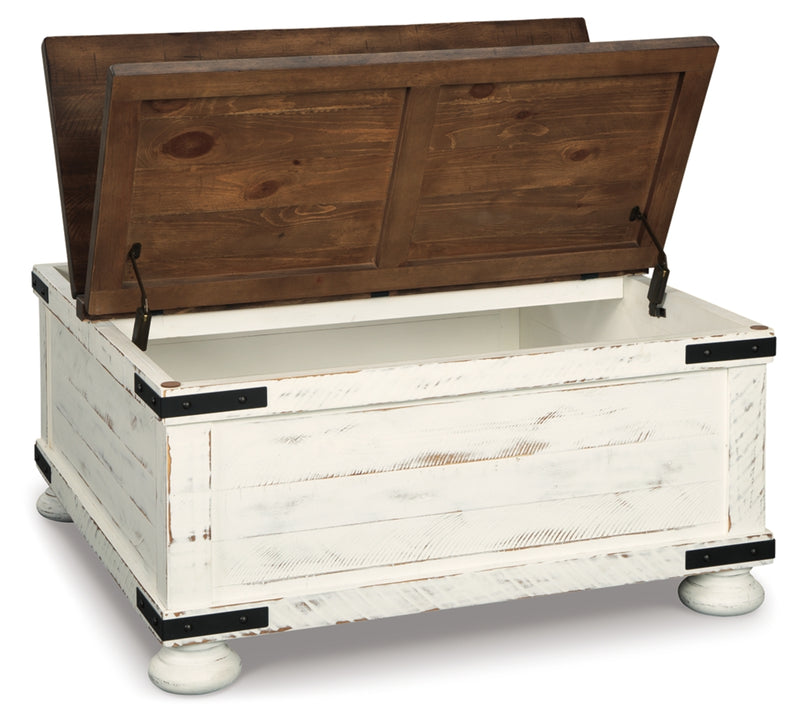 Mesa de centro Wystfield con almacenamiento