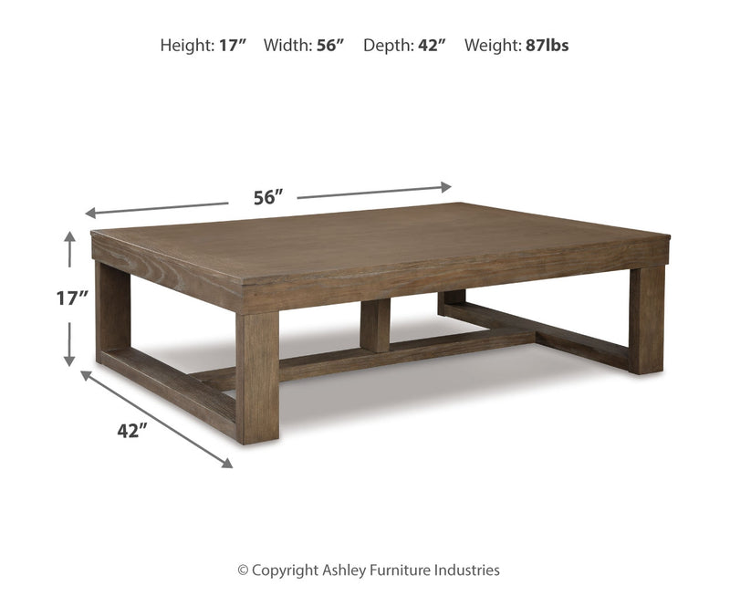 Mesa de centro rectangular Cariton