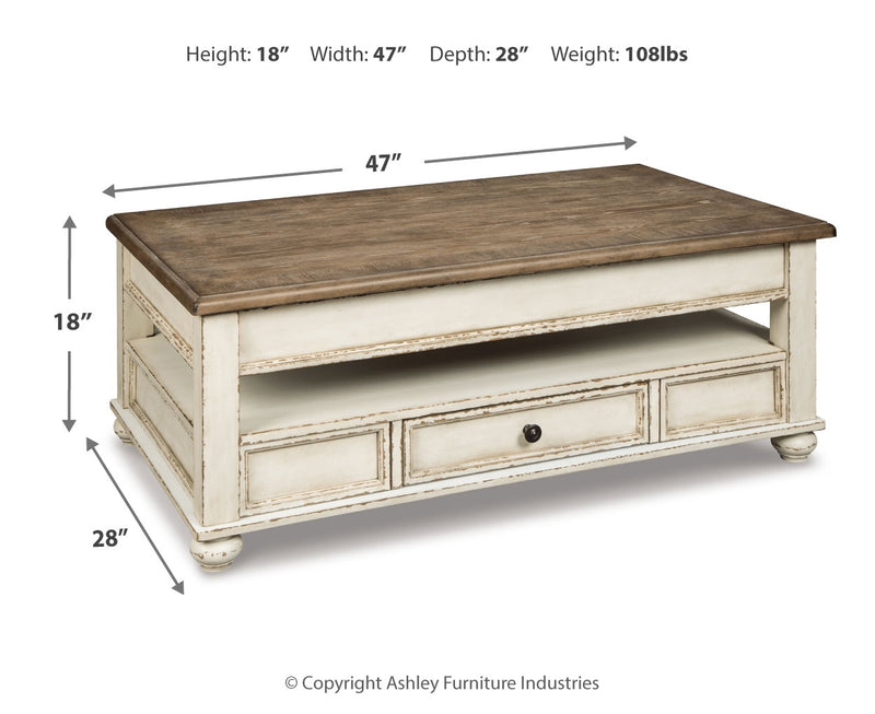 Mesa de centro elevable Realyn