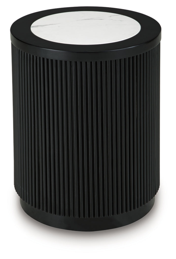Mesa auxiliar redonda Grayman
