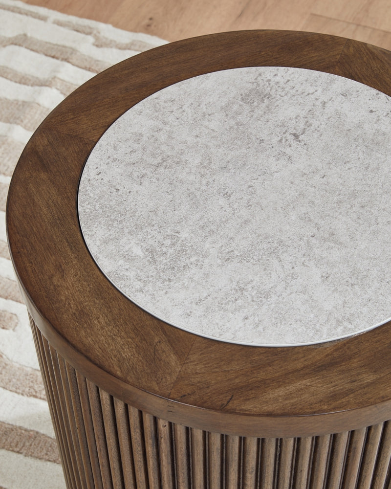 Hadonna Round End Table