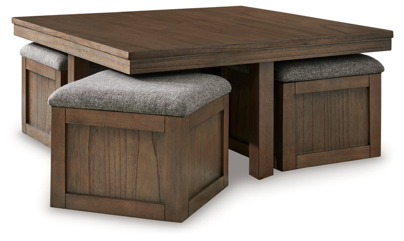 Boardernest Cocktail Table w/4 Stools