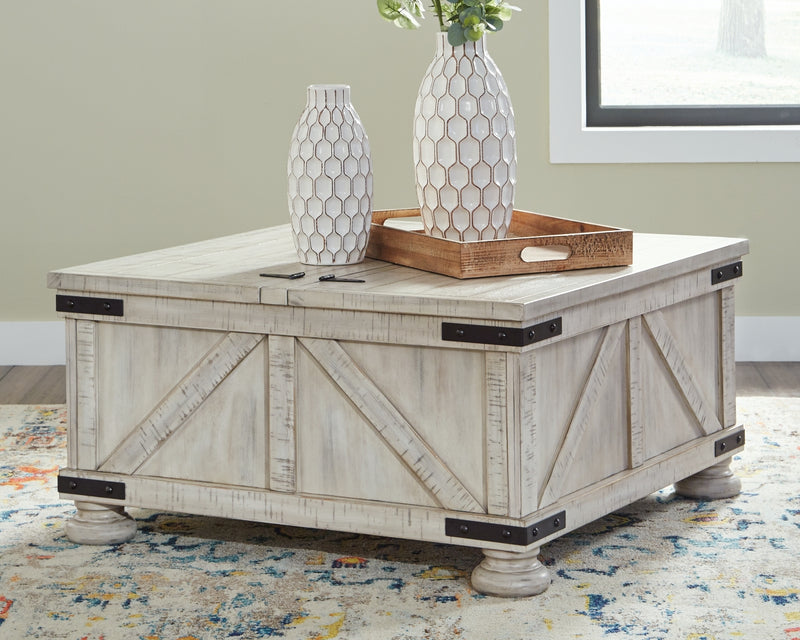 Mesa de cóctel Carynhurst con almacenamiento