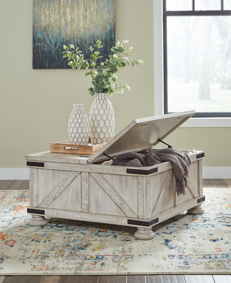 Mesa de cóctel Carynhurst con almacenamiento