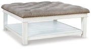 Kanwyn Upholstered Ottoman Cocktail Table