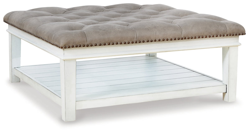 Kanwyn Upholstered Ottoman Cocktail Table