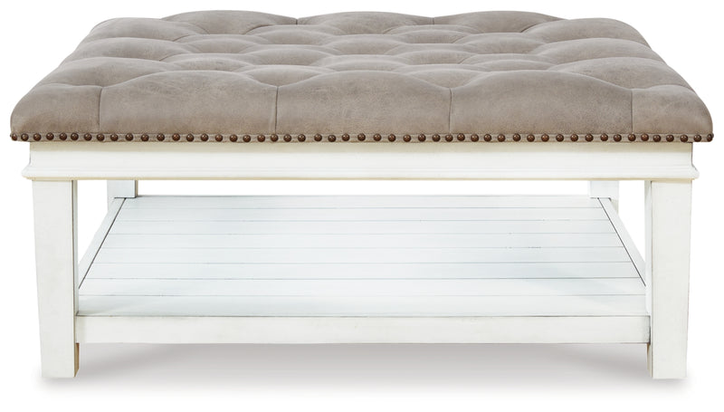Mesa de centro otomana tapizada Kanwyn
