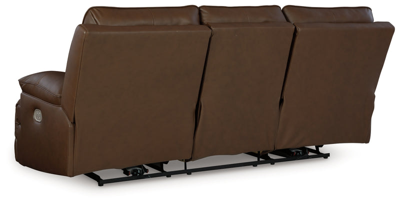 VonRyan Power Reclining Sofa with Adjustable Headrest