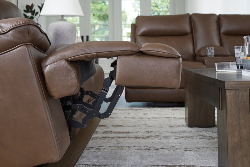 VonRyan Power Reclining Sofa with Adjustable Headrest