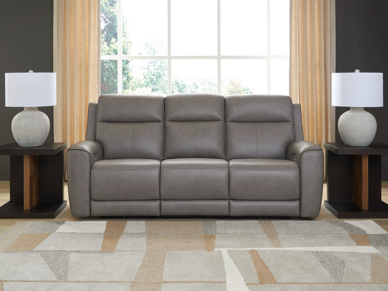 5Z-Relaxation Power Reclining Sofa with Adjustable Headrest
