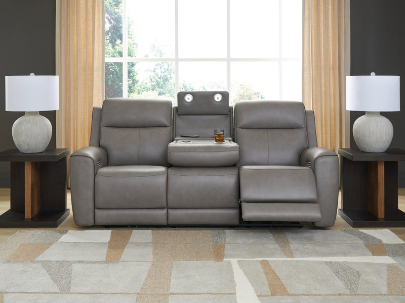 5Z-Relaxation Power Reclining Sofa with Adjustable Headrest