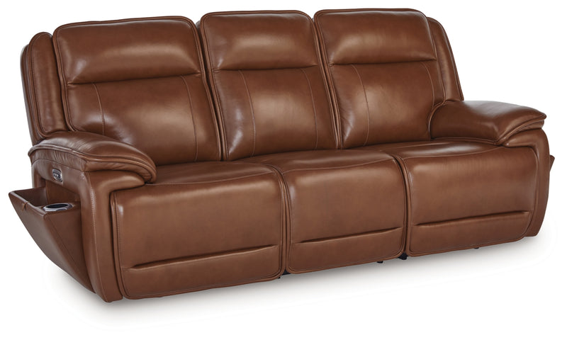 Healy Pier Power Reclining Sofa with Adjustable Headrest