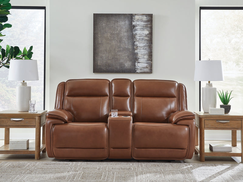 Healy Pier Power Reclining Loveseat/Console/Adjustable Headrest