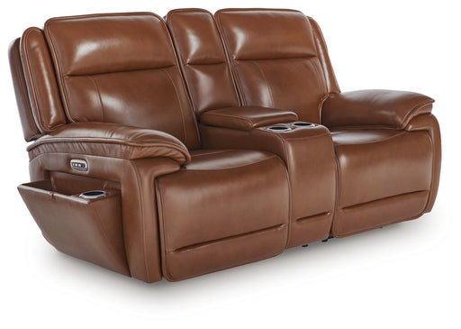 Healy Pier Power Reclining Loveseat/Console/Adjustable Headrest