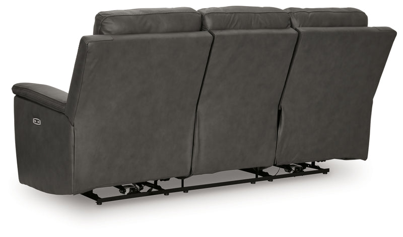 Beryton Power Reclining Sofa with Adjustable Headrest