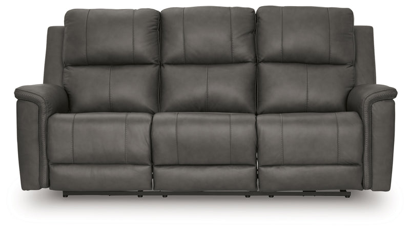 Beryton Power Reclining Sofa with Adjustable Headrest