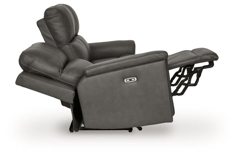 Beryton Power Reclining Sofa with Adjustable Headrest