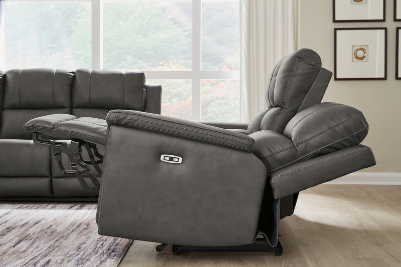 Beryton Power Reclining Sofa with Adjustable Headrest