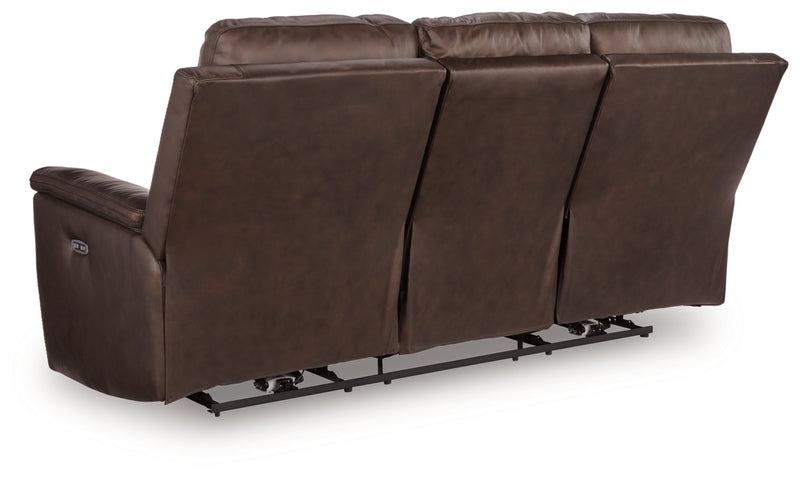 Beryton Power Reclining Sofa with Adjustable Headrest