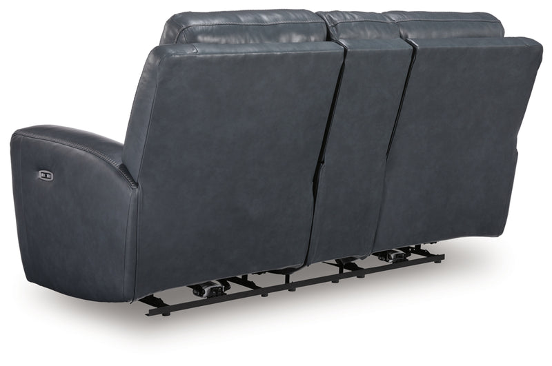 Momentum Moves Power Reclining Loveseat/Console/Adjustable Headrest