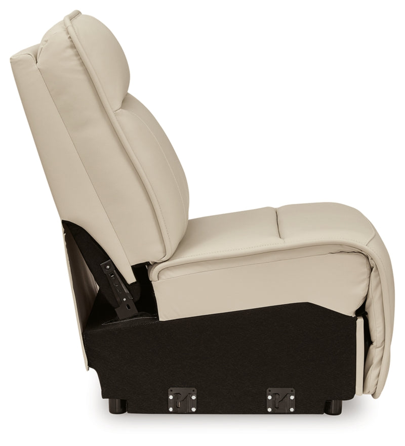 Seccional Reclinable de 5 Piezas Double Deal con Consola