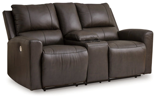 Boxmere DBL Reclining Power Loveseat w/Console