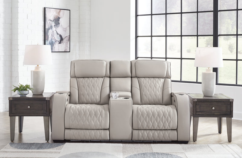 Sofá biplaza reclinable eléctrico Boyington/Consola/Reposacabezas ajustable