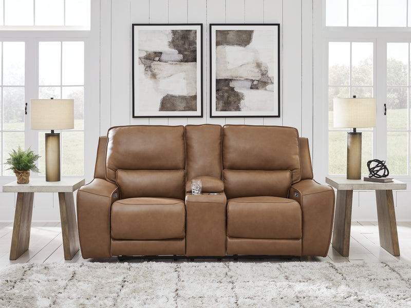 Sofá biplaza reclinable eléctrico/Consola/Reposacabezas ajustable Silverbrooke