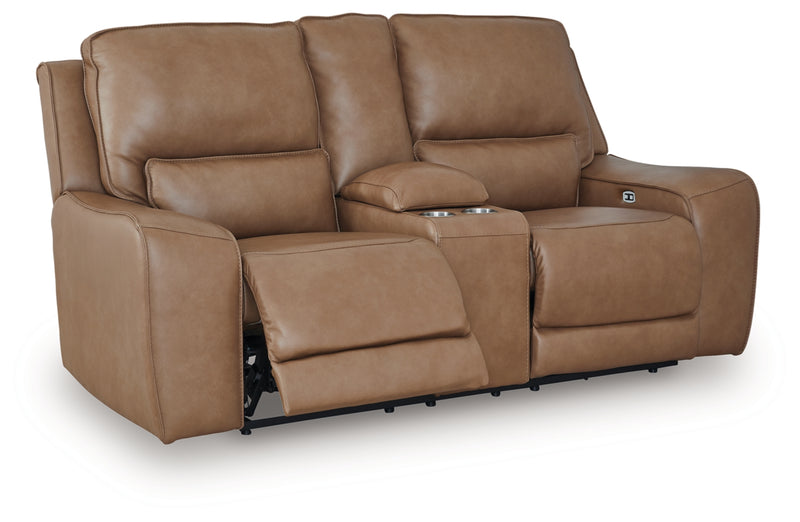 Sofá biplaza reclinable eléctrico/Consola/Reposacabezas ajustable Silverbrooke