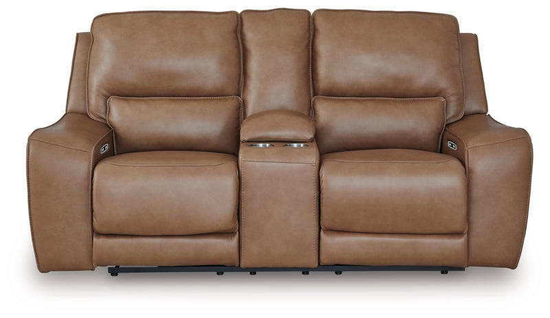 Sofá biplaza reclinable eléctrico/Consola/Reposacabezas ajustable Silverbrooke