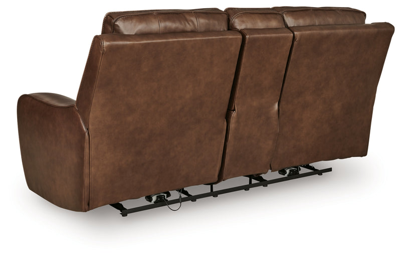 Sofá biplaza reclinable eléctrico/Consola/Reposacabezas ajustable Silverbrooke