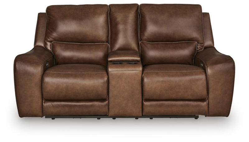 Sofá biplaza reclinable eléctrico/Consola/Reposacabezas ajustable Silverbrooke