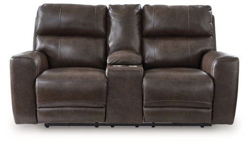 Beadel Power Reclining Loveseat/Console/Adjustable Headrest