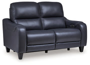 Mercomatic Power Reclining Loveseat/Adjustable Headrest