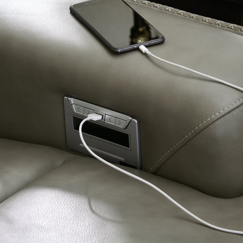 Seccional Reclinable Eléctrico de 3 Piezas con Chaise Correze